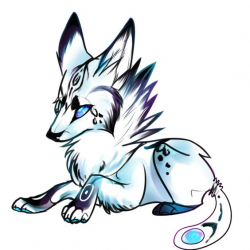 Baby Galaxy Wolf Auction - Clip Art Library