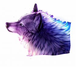 wolf #purple #sticker - Galaxy Diamonds Free PNG Images & Clipart ...