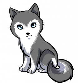 Wolf clipart kawaii, Wolf kawaii Transparent FREE for download on ...