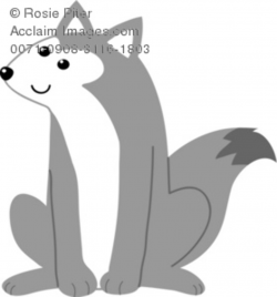 wolf sitting down clipart & stock photography | Acclaim Images