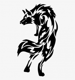 Tribal Crazywidow Info - Free Wolf Clipart Tribal - Free Transparent ...