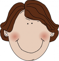 Middle Aged Woman Brown Hair clip art Free vector in Open ...