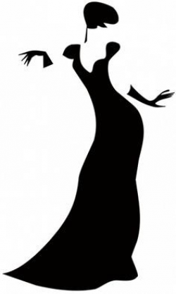 Dress Form Silhouette Clip Art | women dress silhouettes ...