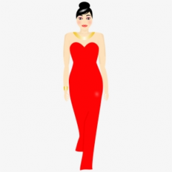 Red Dress Big Image - Woman In Dress Clipart #1762800 - Free ...