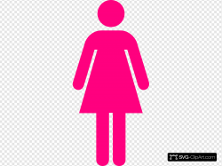 Pink Woman Clip art, Icon and SVG - SVG Clipart