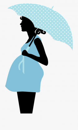 Breathe Clipart Calm Woman - Pregnant Woman Clipart Blue ...