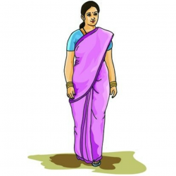 Lehenga style saree clipart images gallery for free download ...