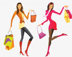 Woman shopping clipart 9 » Clipart Station