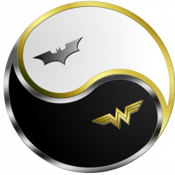 Batman Wonder Woman Yin Yang - They complement each other ...