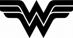 Wonder Woman Logo Vinyl Sticker, comic book decals, comic ...