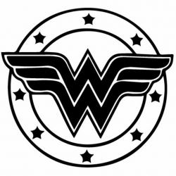 Wonder Woman Clipart Black And White & Free Wonder Woman ...