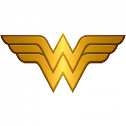 Gold Wonder Woman Logo Metallic Transparent Png - 5401 ...