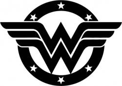 Wonder Woman Logo Silhouette