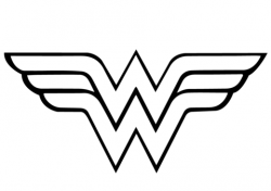 Wonder Woman Logo coloring page | Free Printable Coloring Pages