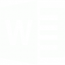White microsoft word icon - Free white office icons