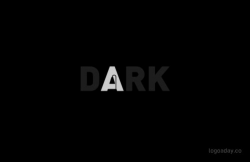 Dark | Logo a Day | Logos, Logo word, Typography logo