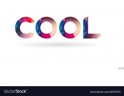 Cool colored rainbow word text suitable for logo