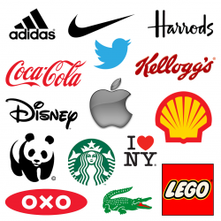 Logos – word search, identify and design logos worksheet ...