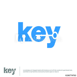 Key, and keyhole in the \