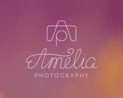 Amelia Photography Logo design - A custom type for the word ...