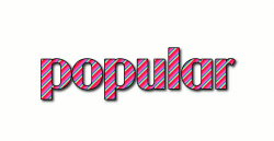 popular Logo | Free Logo Design Tool from Flaming Text