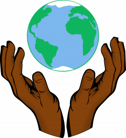 Hand And Earth Clipart