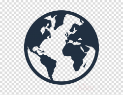 globe world logo circle silhouette clipart - Globe, World ...