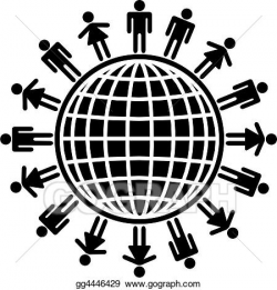 Stock Illustration - People world. Clipart Drawing gg4446429 ...