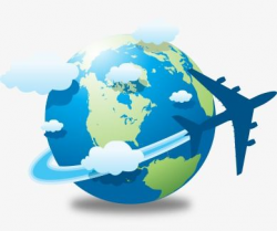 Earth And Airplane, Earth Clipart, Airplane Clipart ...