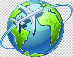 Airplane Globe World , world water day PNG clipart | free ...