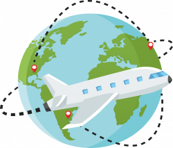 Clipart plane tourist, Clipart plane tourist Transparent ...