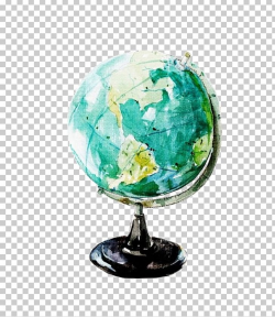 Globe Watercolor Painting World PNG, Clipart, Art, Cartoon ...