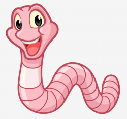 Cartoon Earthworm, Cartoon Clipart, Cartoon, Earthworm PNG ...