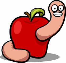 Free Clipart: Apple Worm | AJ