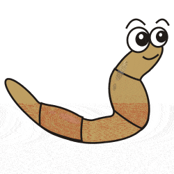 Animated Worm Clipart | Free download best Animated Worm ...