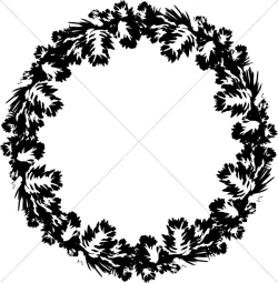 Black and White Pine Wreath | Traditional Christmas ...