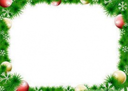 Christmas Wreath Vector Border Clipart Picture Free Download