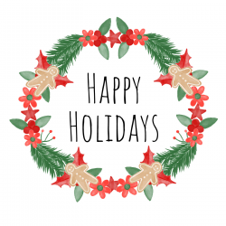Gold Christmas Wreath Free Vector Art - (48 Free Downloads)
