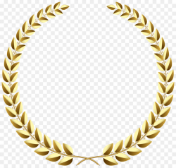 Laurel wreath Gold Clip art - gold png download - 8000*7620 ...