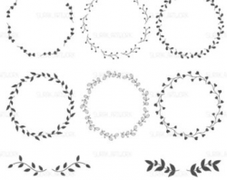 Hand Drawn Wreath Clipart