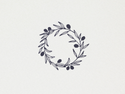 Hand Drawn Wreath by Michael Rayback on Dribbble