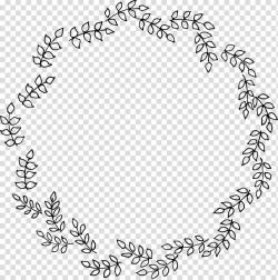Ornament, Hand Drawn wreath transparent background PNG ...