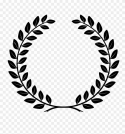 Vector Laurel Bay - Laurel Wreath Black Png Clipart (#769808 ...