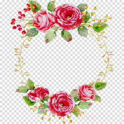 Christmas Wreath Illustration clipart - Wreath, Flower, Rose ...