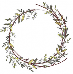 Items Similar To Greenery Wreath Rustic #156555 - PNG Images ...