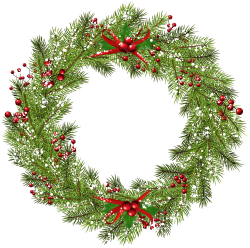 Wreath Christmas Clip art - Christmas Wreath PNG Clip Art ...