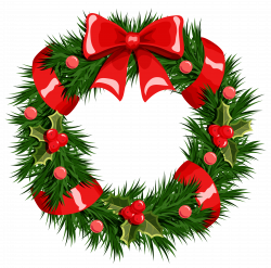 Transparent Christmas Wreath PNG Clipart | Gallery ...