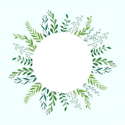 Botanical Wreath, Watercolor Wreath, Greenery Wreath ...