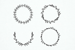 Free Vintage laurel wreath clipart. Laurel Wreaths Svg ...
