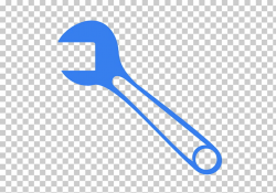 Hardware line, System tools, blue wrench illustration PNG ...